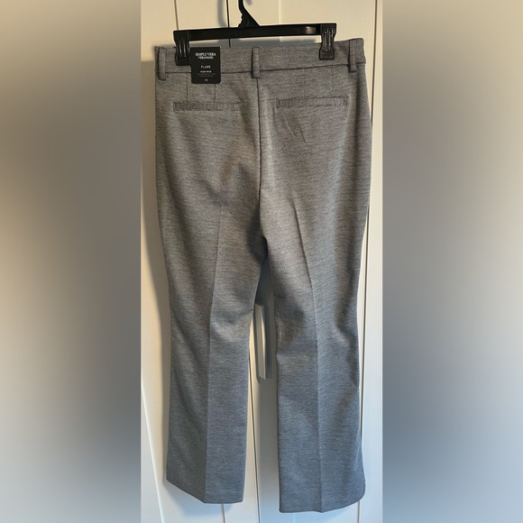 SIMPLY VERA- flare twill pants - Picture 2 of 2